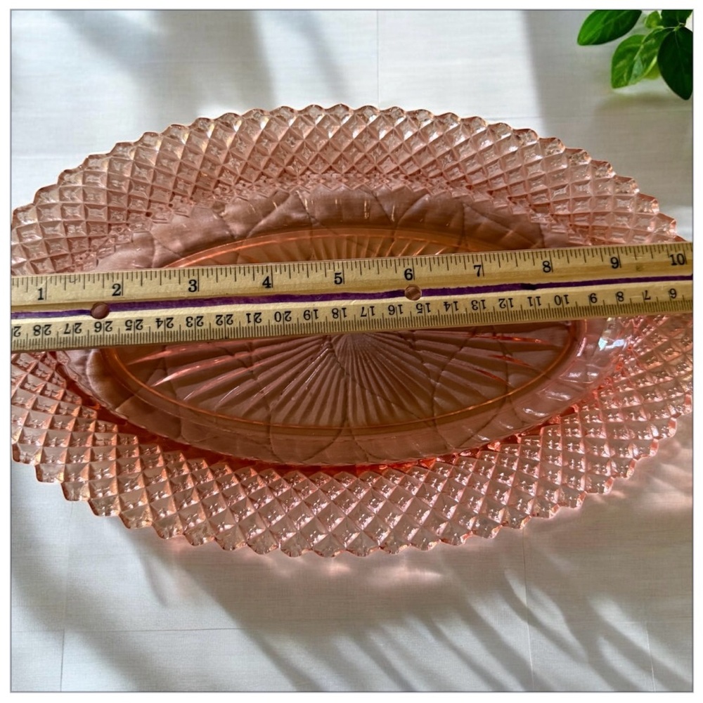 Vintage Anchor Hocking Miss America Pink Depression Glass Celery Dish - Picture 7 of 12